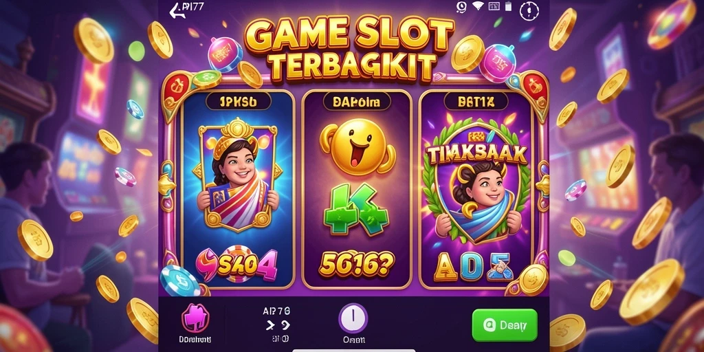 Tampilan gameplay Slot yang mendebarkan dan penuh warna.