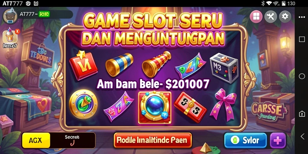 Tampilan gameplay Slot yang menarik dan menghibur di AT777.