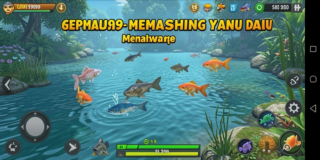 Tampilan screenshot GIM999 menampilkan suasana permainan memancing yang seru.