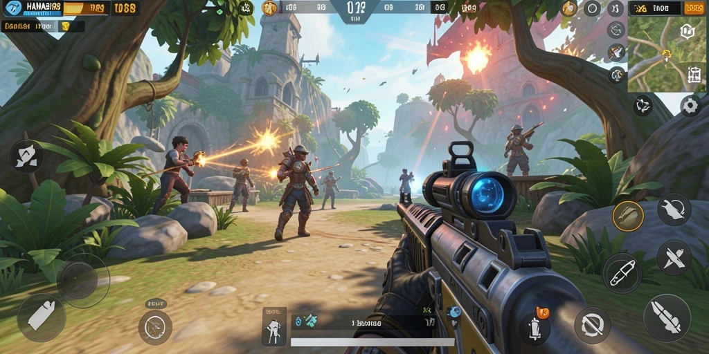 Tampilan gameplay seru dan menantang di HANABI88.