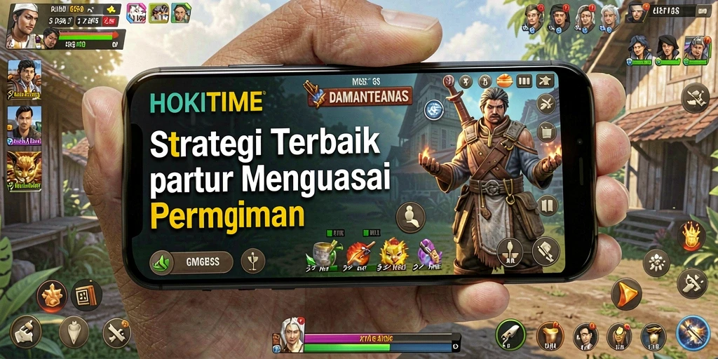 Screenshot gameplay HOKITIME dengan taktik pertempuran yang mendebarkan.
