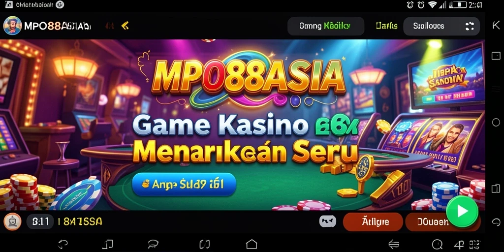 Gambaran gameplay menarik di MPO88ASIA dengan berbagai pilihan permainan kasino.
