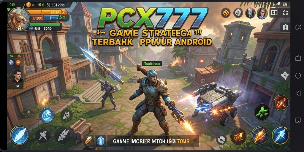 Tampilan gameplay menarik dari PCX777 dengan elemen strategi yang mendalam.
