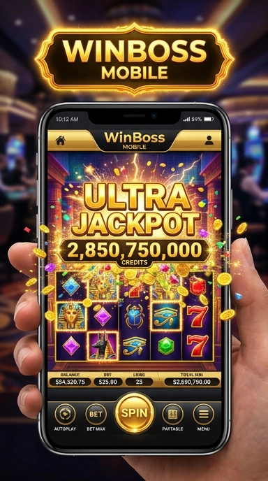 Pengguna sedang menjelajahi pilihan aplikasi di winboss.